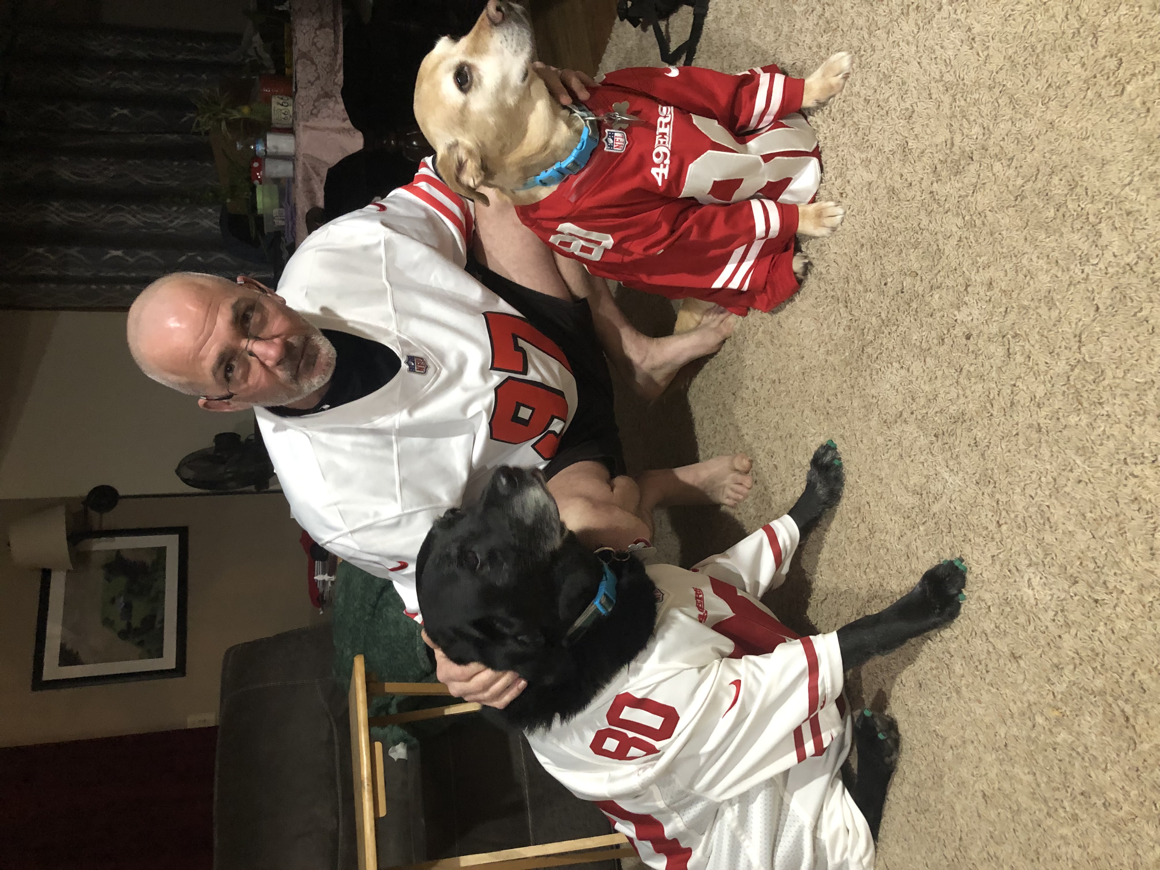 He loved our dogs so much.